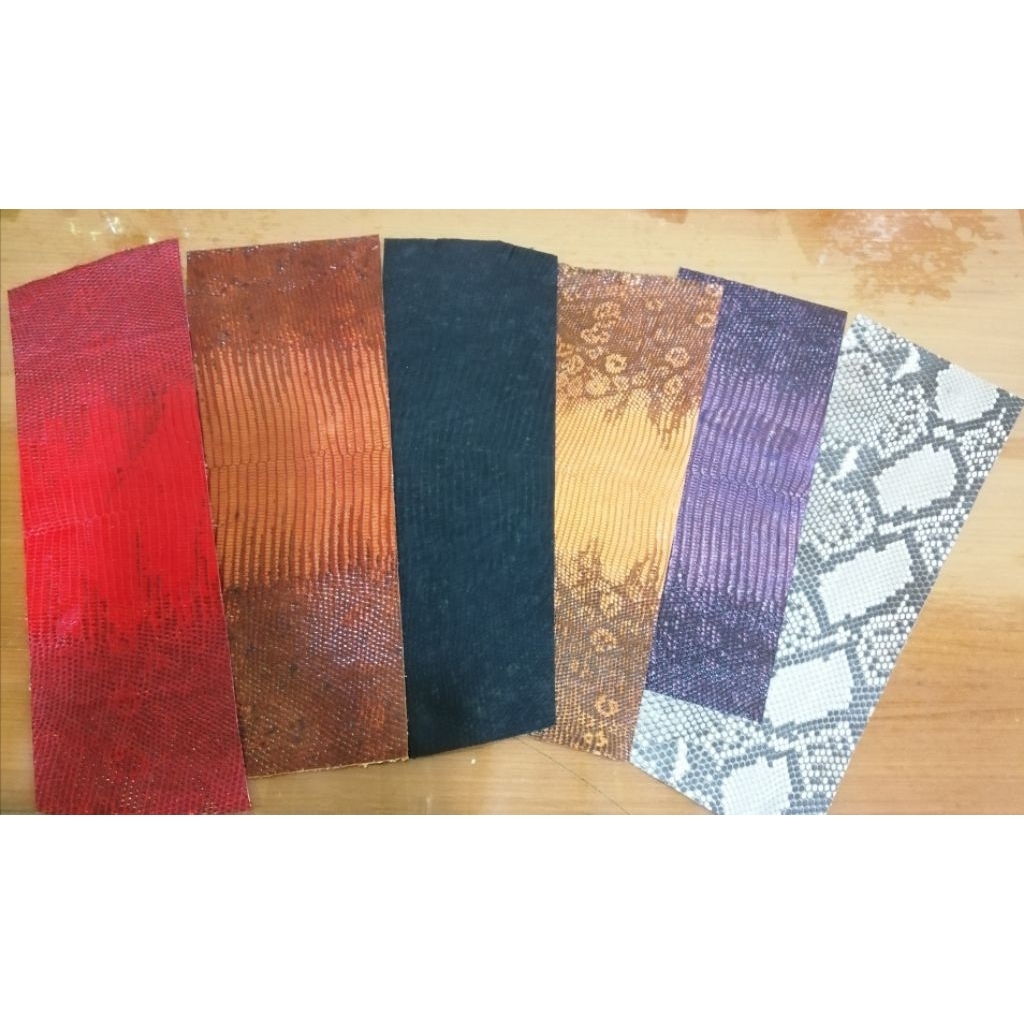 GRIP BILLIARD ASLI KULIT BIAWAK | Ukuran 29 - 40cm | Grip Kulit Biawak Stik Billiard