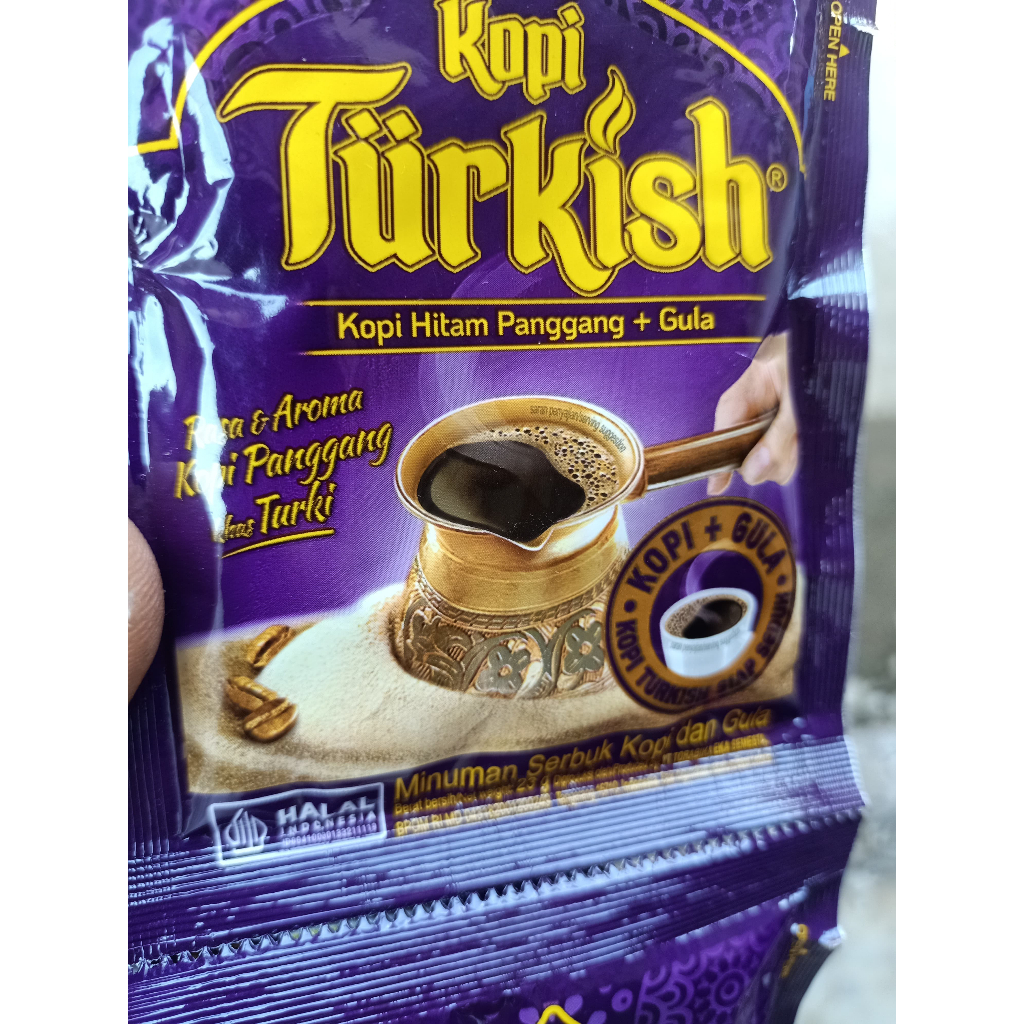 

Kopi Hitam Turkish 1 renceng isi 10 sachet | Kopi Hitam + Gula Murah Promo