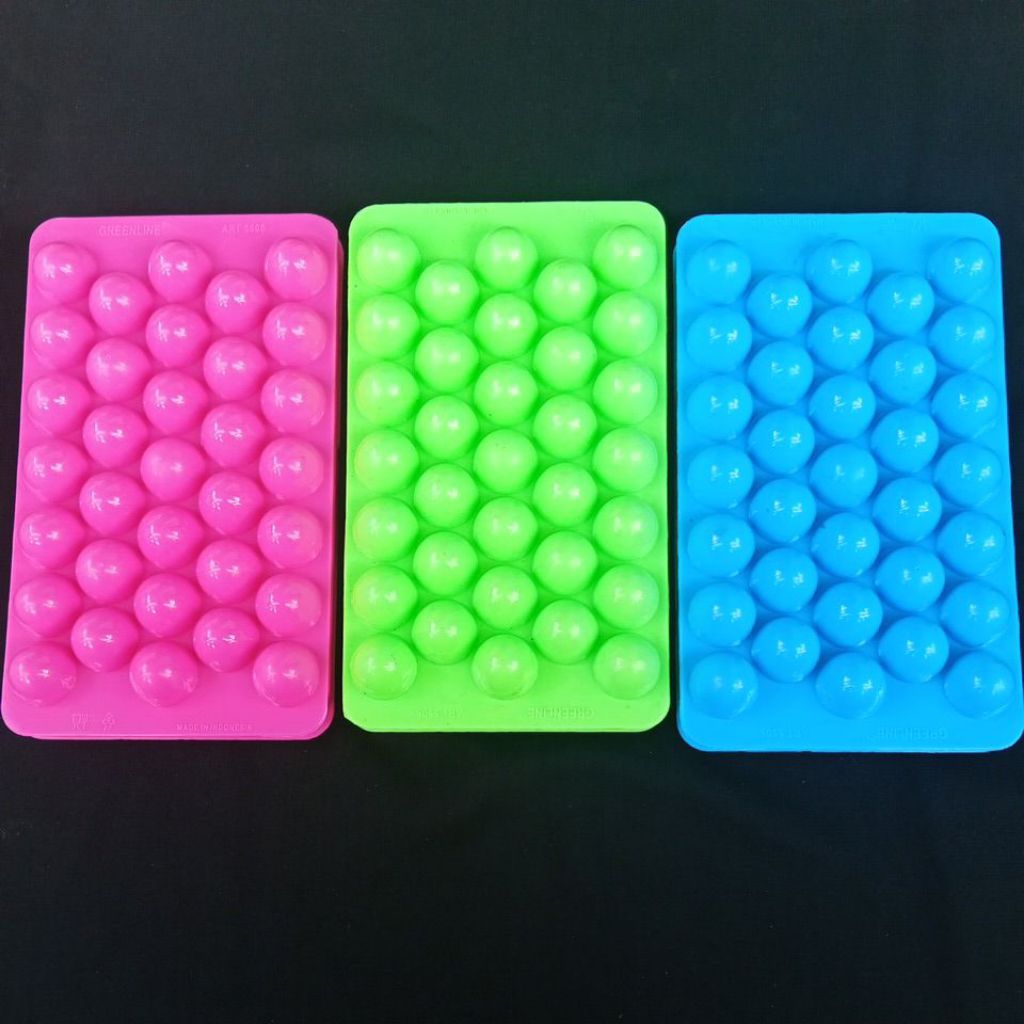 Cetakan agar/jelly puding bentuk telor puyuh 33 lubang