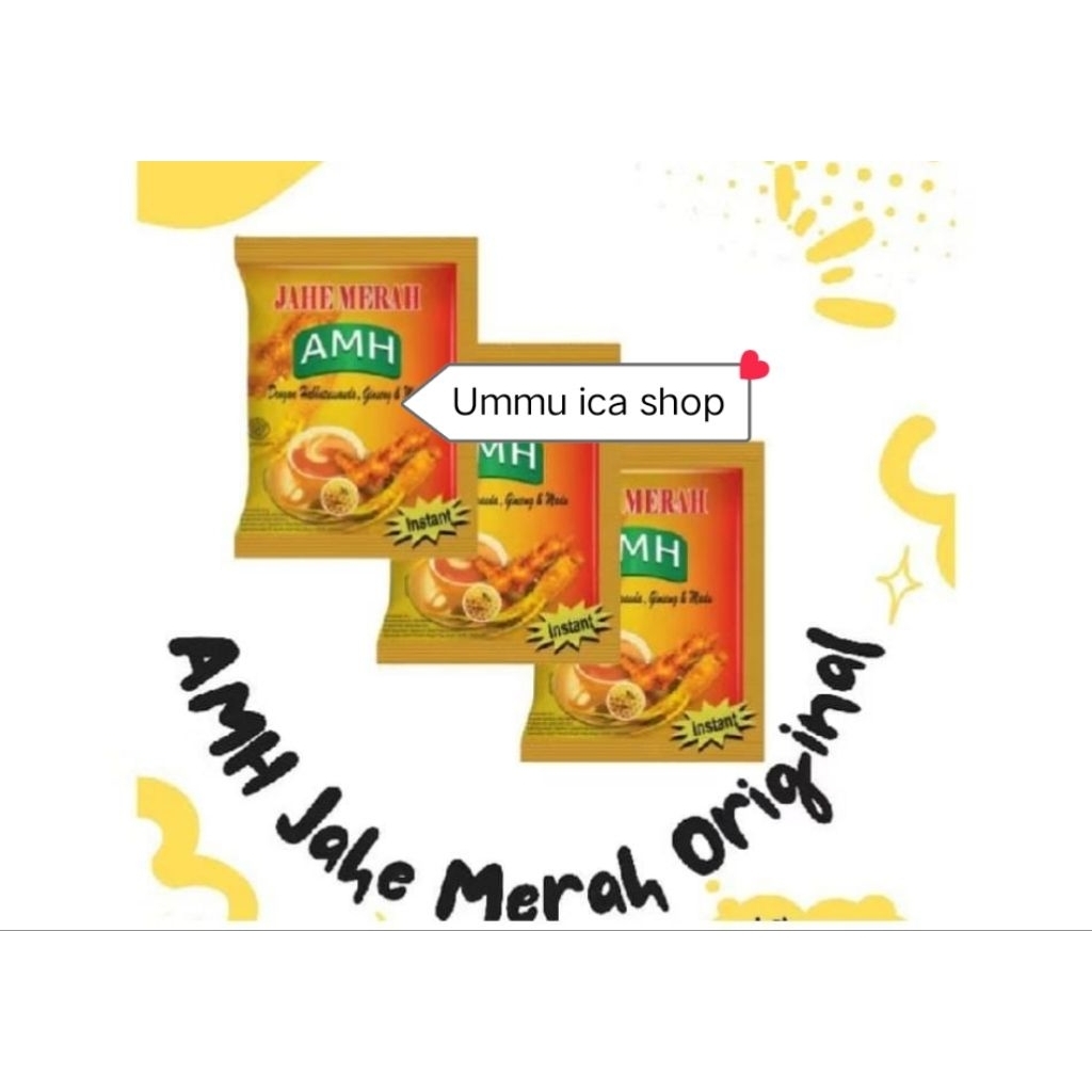 

Jahe Merah AMH isi 10 saset