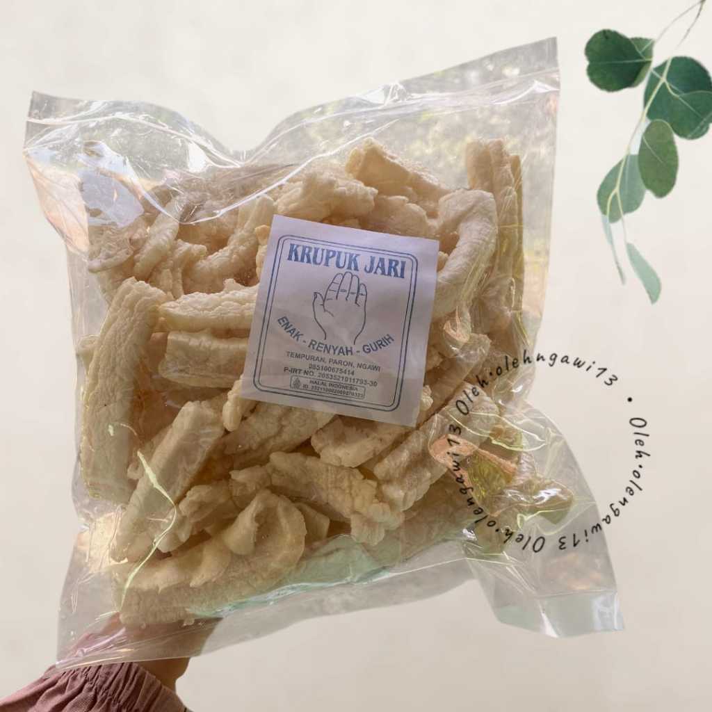 

Kerupuk Rambak, Kerupuk rambak jari, kerupuk, Oleh oleh ngawi, jajanan Ngawi