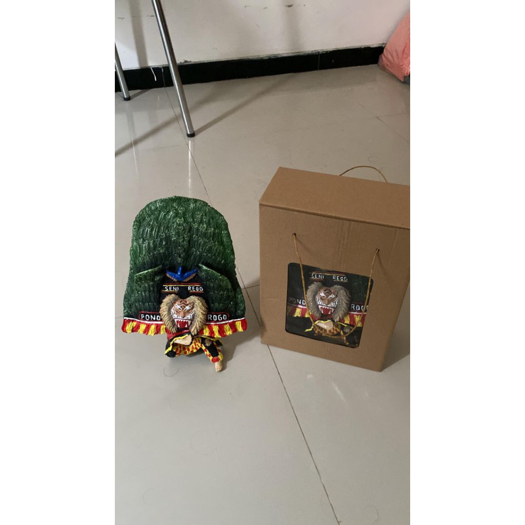 Patung Reog Ponorogo Miniatur Fiberglass