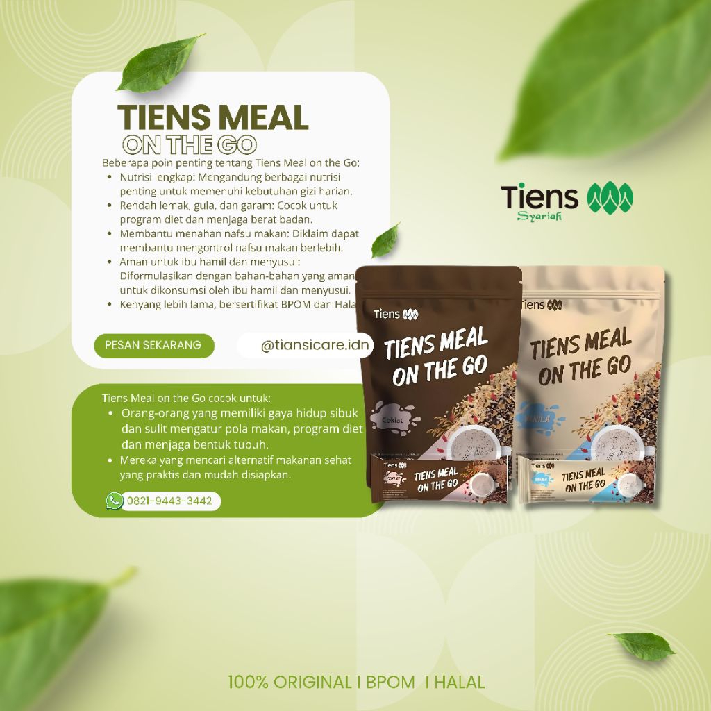 

TIENS MEAL ON THE GO
