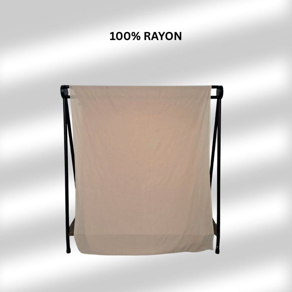 KAIN 100% RAYON WARNA POLOS