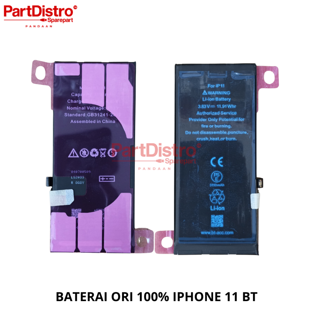 Baterai Untuk IPHONE 11 Ori 100%