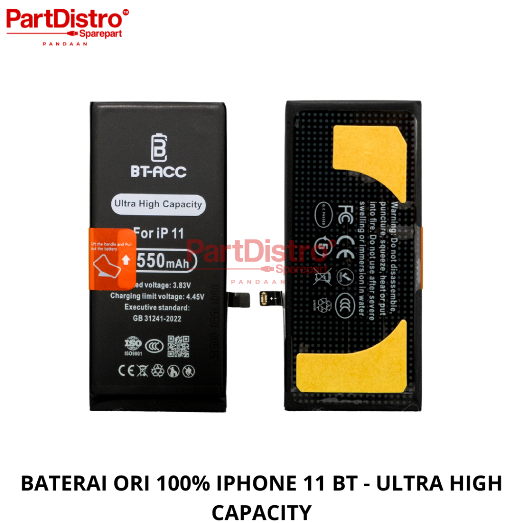 Baterai Untuk IPHONE 11 BT Ori 100%