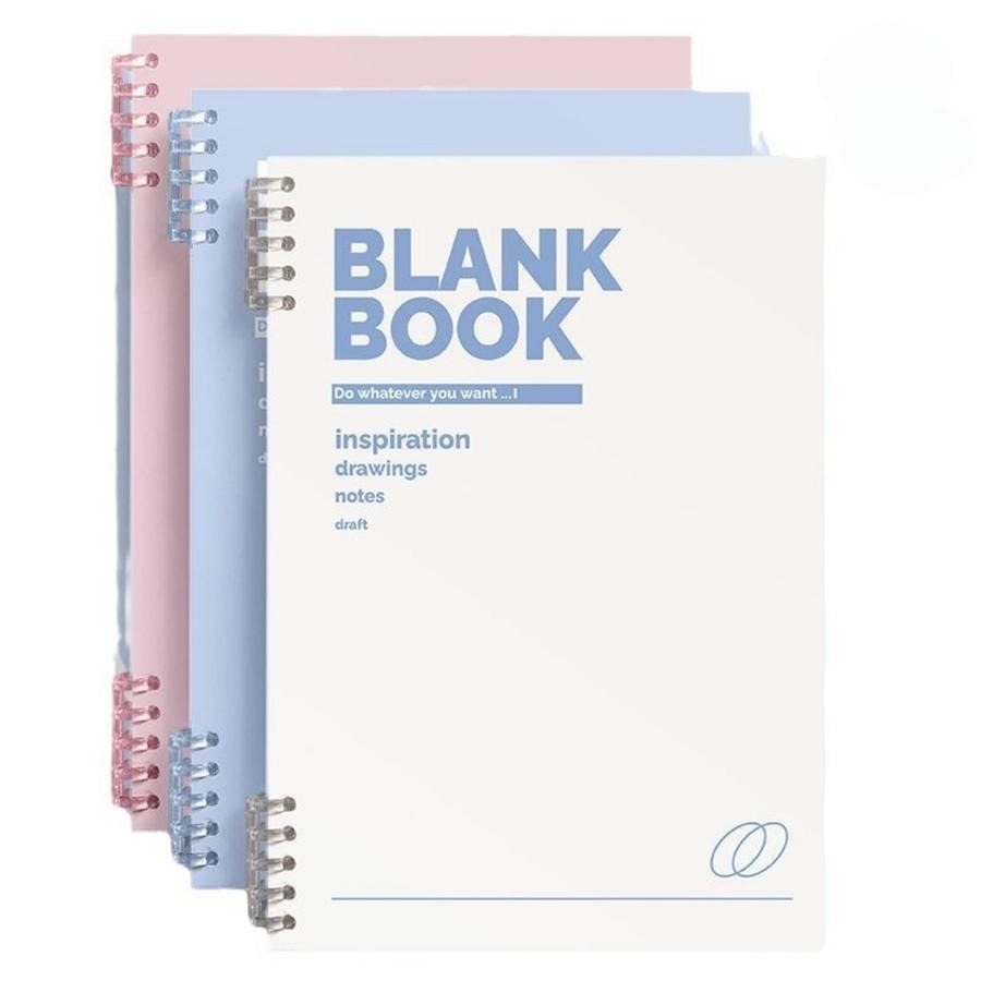 

Buku Tulis / Blank Book Notebook A4, A5, B5 / Diary / Loose Leaf / Note Pad Aesthetic Korea Anak Sekolah, Kuliah & Kantor - LND HOMEWARE