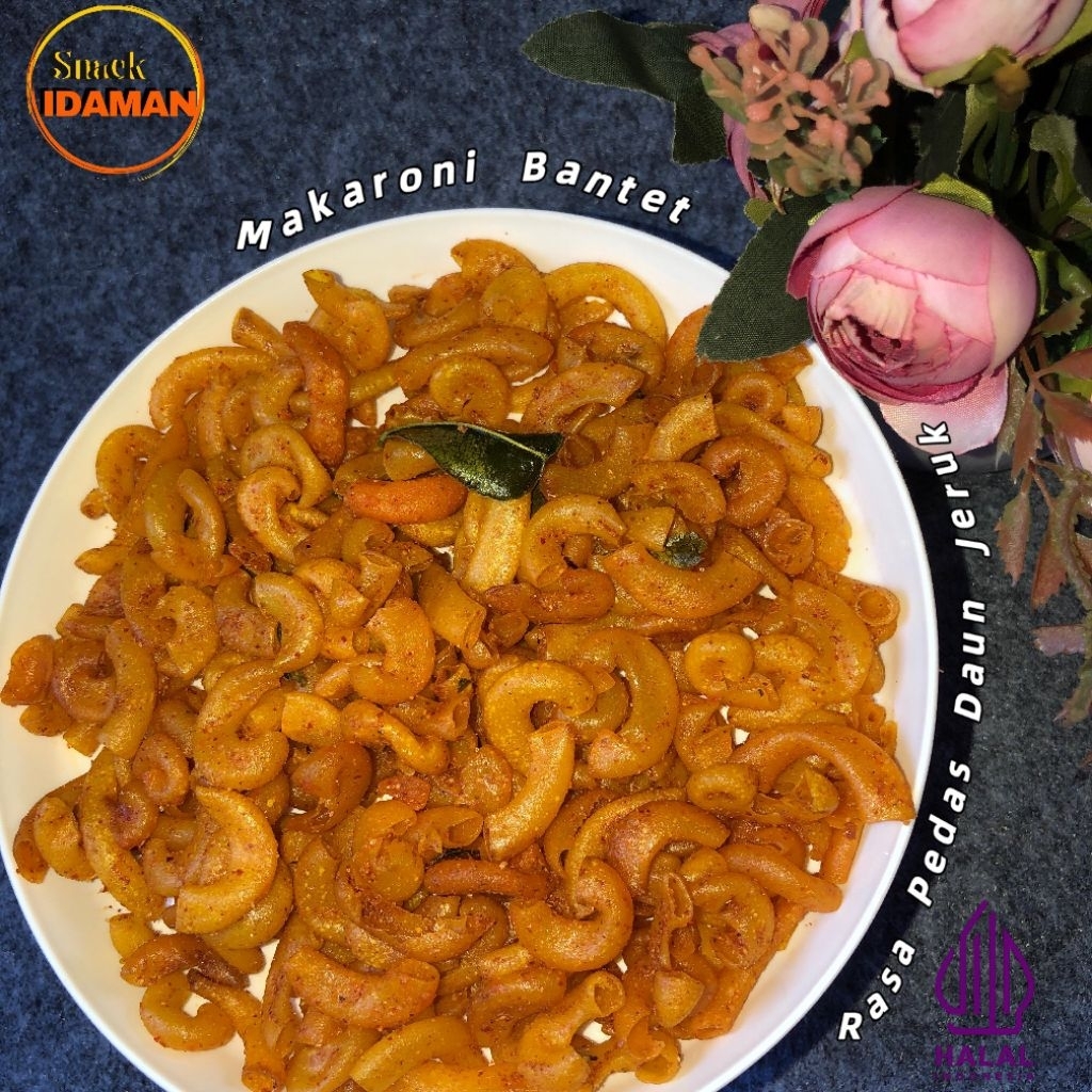 

Makaroni Bantat Pedas Daun Jeruk 300 Gram Cemilan Pedas