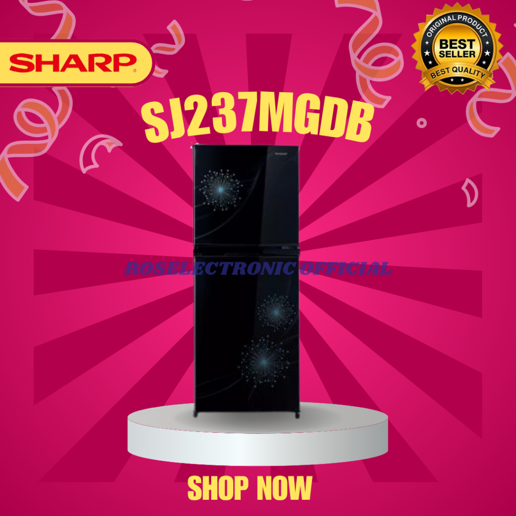 KULKAS 2 PINTU SJ237MGDB TERMURAH ORIGINAL/SJ237MGDB/SJ-237MG-DB/SJ 237MG DB/SJ-237MGDB/SJ237MG-DB