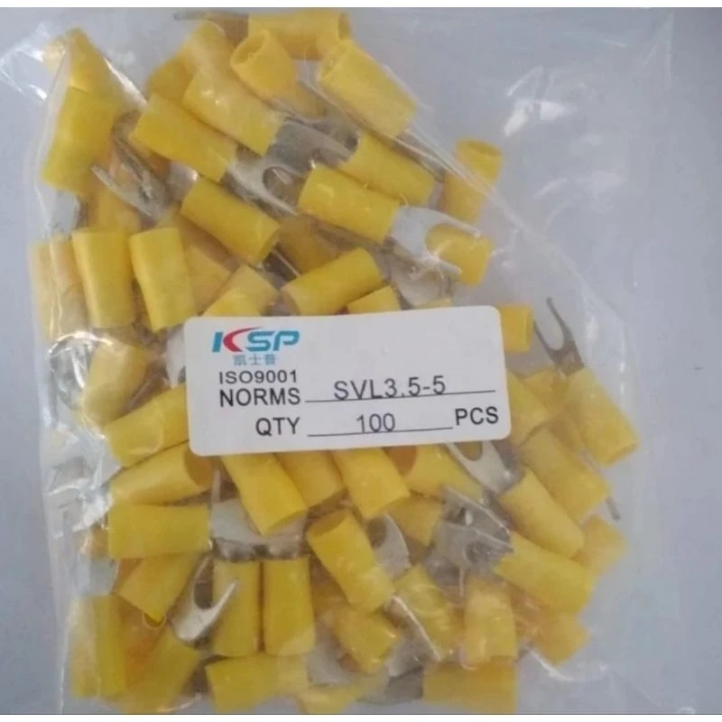 Skun Y/skun garpu/scun garpu/skun kabel cucuk 3.5-5/kabel skun