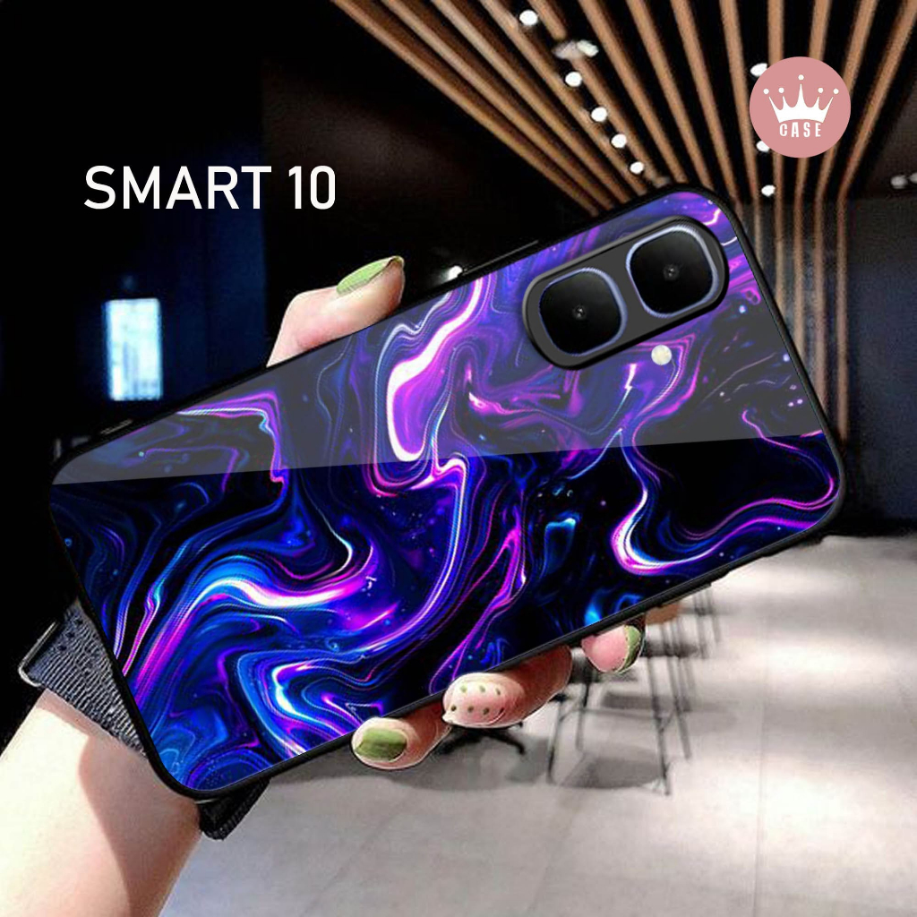 Softcase Kaca INFINIX SMART 10 - casing handphone - INFINIX SMART 10 [S212]