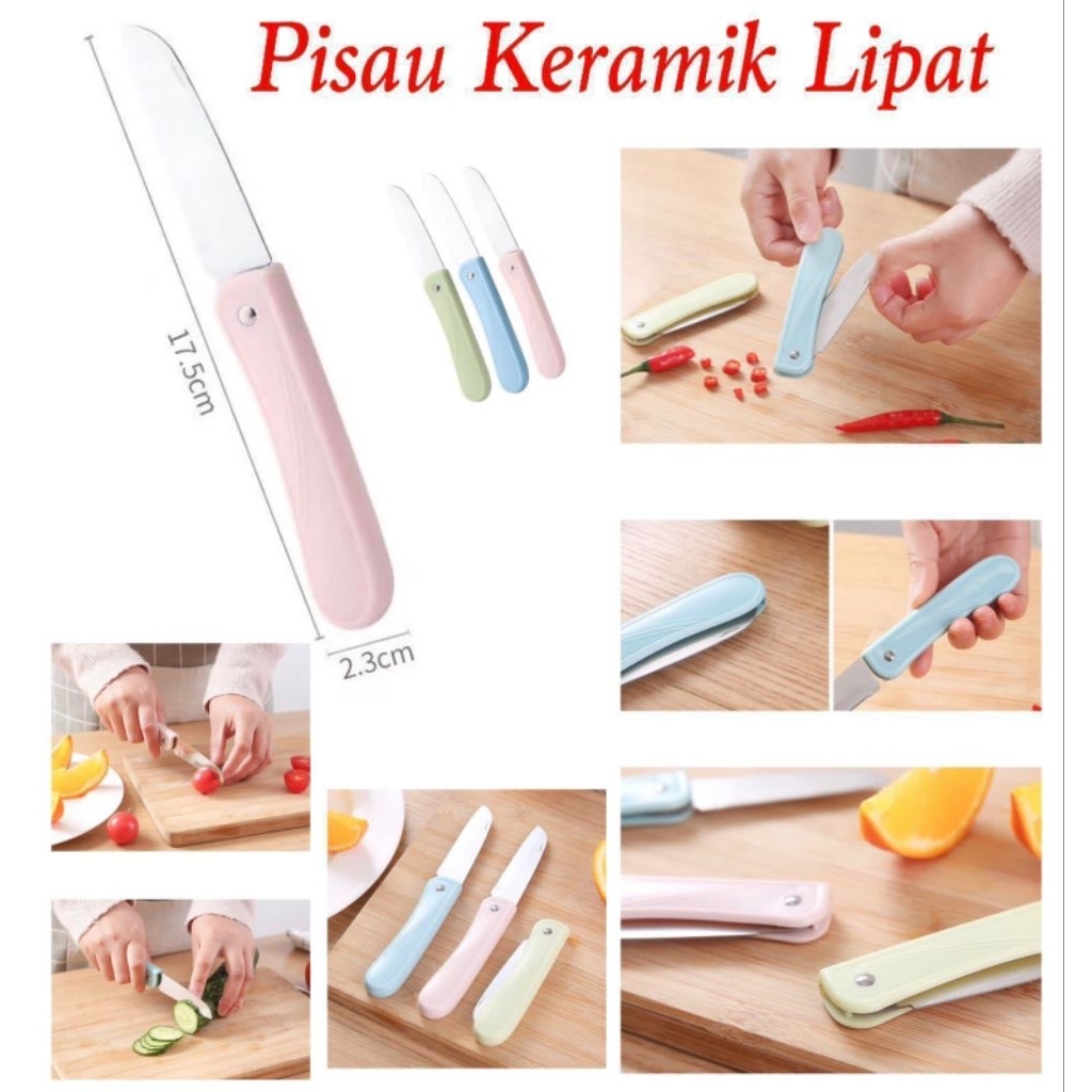 

pisau keramik lipat