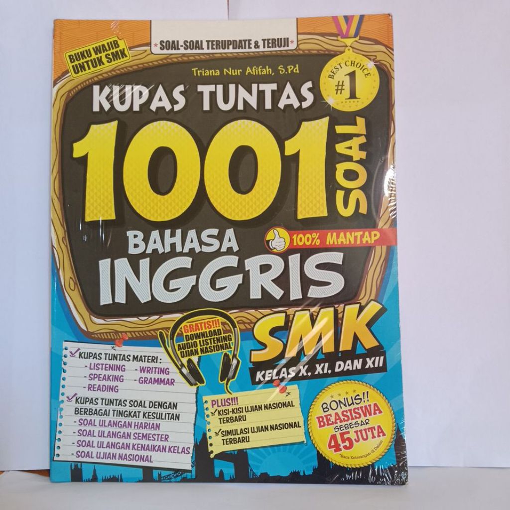 Kupas Tuntas 1001 Soal Bahasa Inggris SMK Kelas X, XI, XII