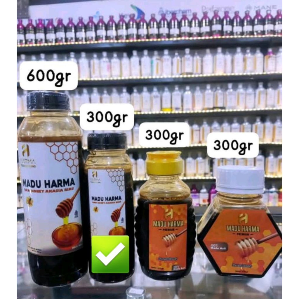 

MADU HARMA Madu akasia Riau ukuran 300gr (250gr+50gr)