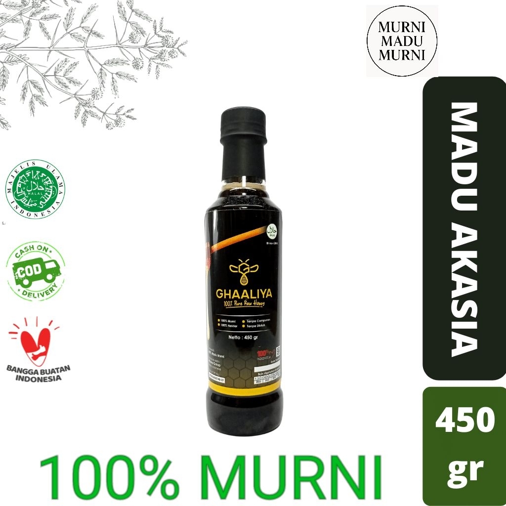 

Madu Murni Akasia 450gr Madu Murni Asli Nektar Akasia 450gr