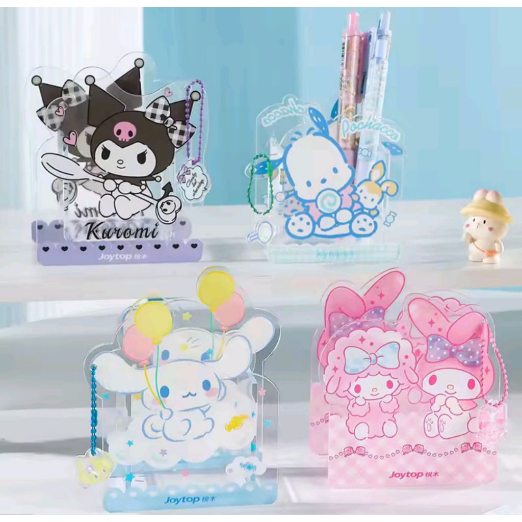 

Tempat pensil akrilik / Pen holder kuromi melody ori uk 10x5.5x12