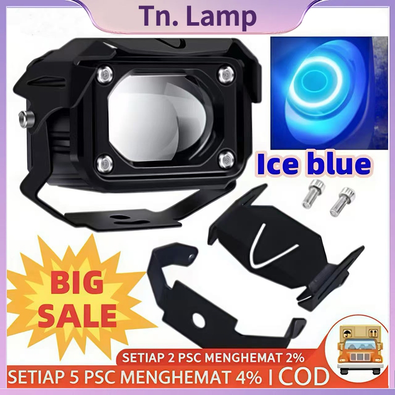 Lampu Tembak Sorot LED Laser Gun M30 Lasergun Mobil Motor Dual CSP Warna Putih Kuning 30 Watt 30W