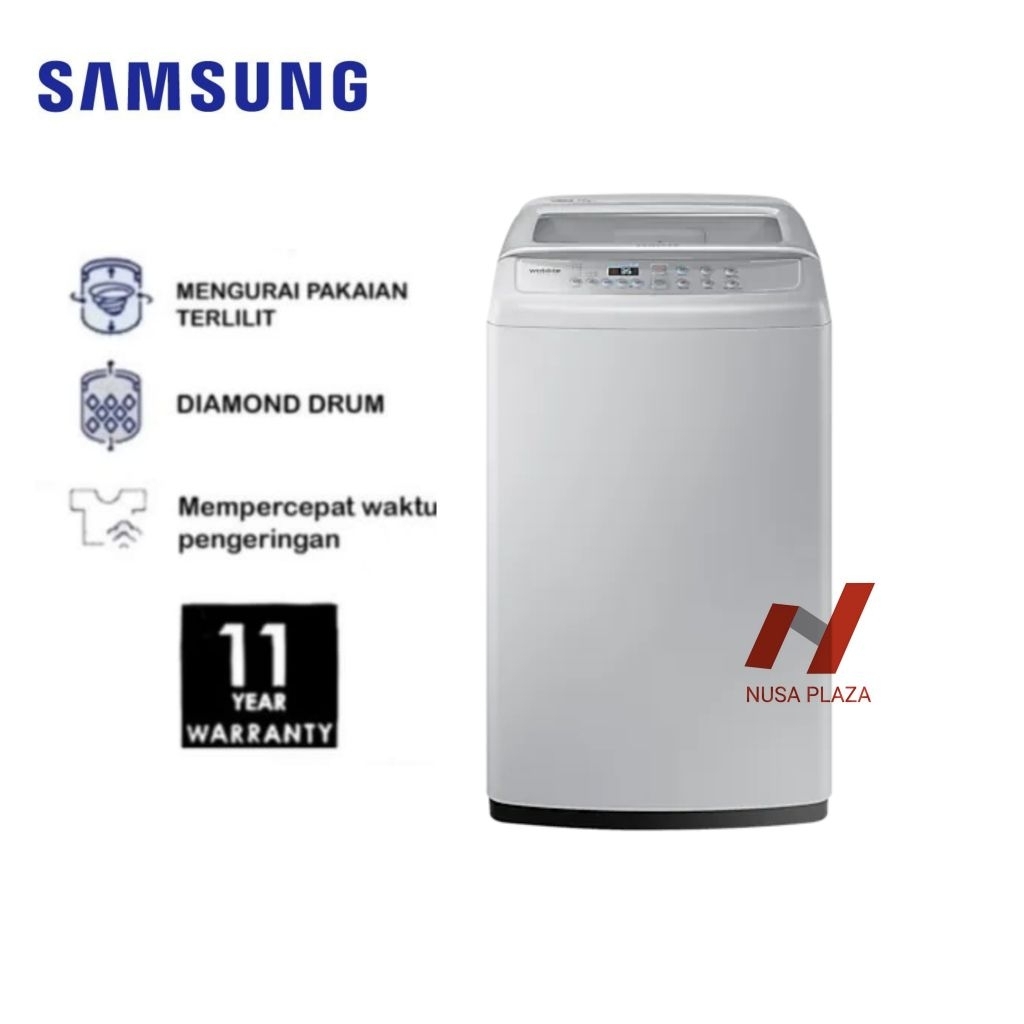 MESIN CUCI SAMSUNG 1 TABUNG 9 Kg WOBBLE WA90H4200SG