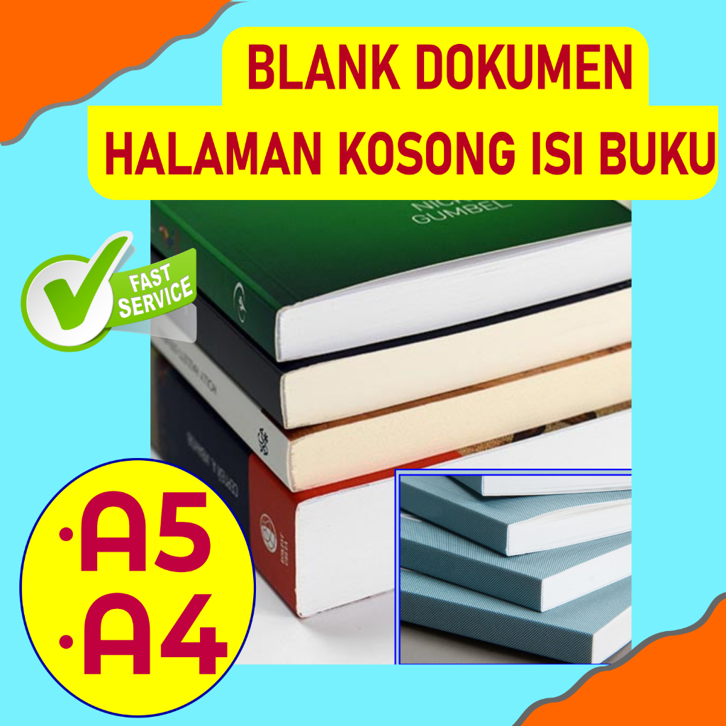 

Halaman Kosong Isi Buku | Ukuran A5 dan A4