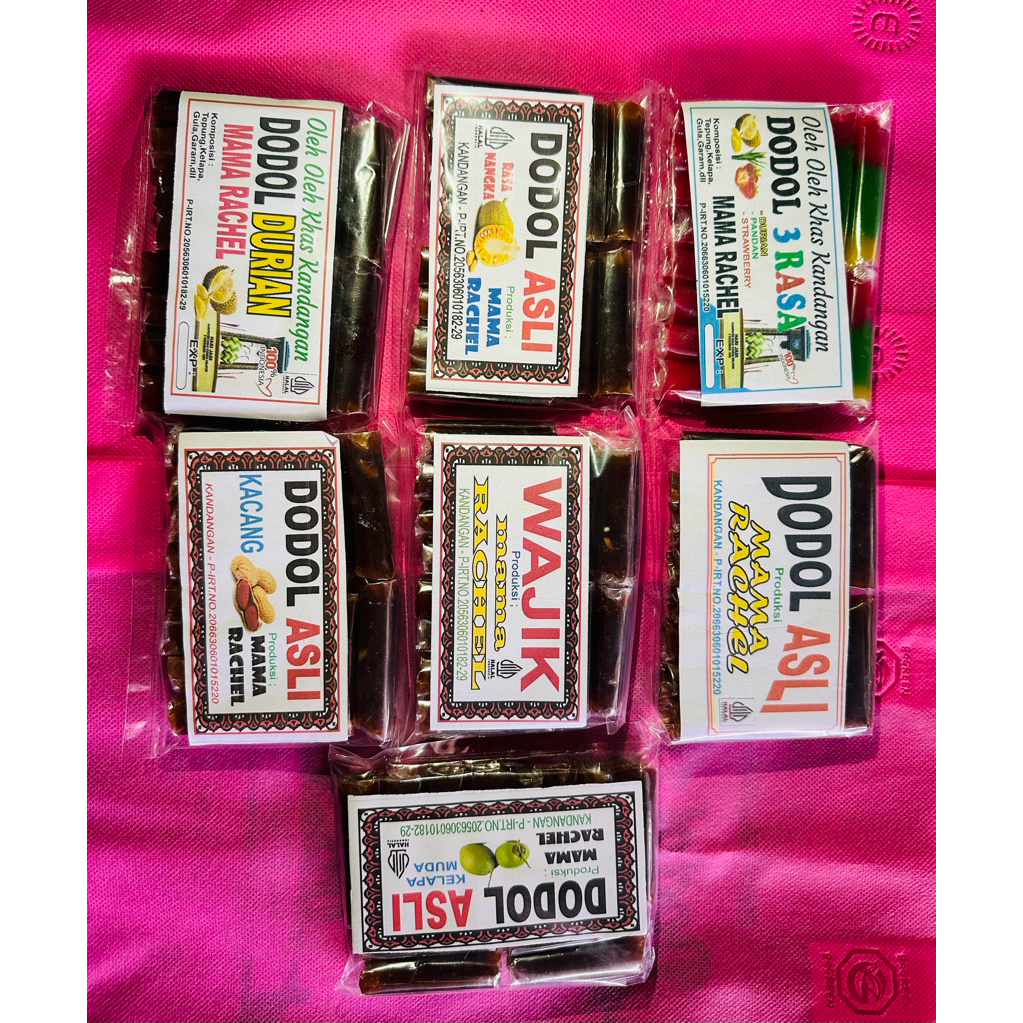 

Dodol pack isi 12 produksi mama rachel
