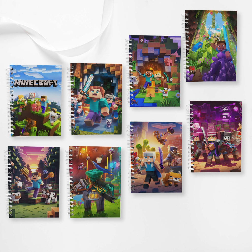 

Note Book Spiral Large (10 cm X 14 cm) Edisi Minecraft