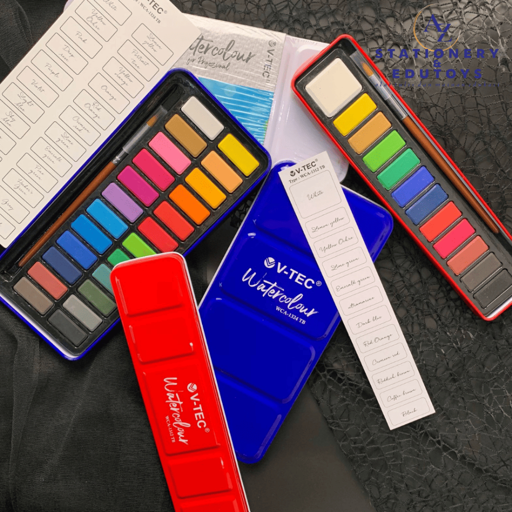 

Watercolour Tin Case V-Tec / Cat Air V-Tec Kemasan Kaleng WCA-1312 & WCA-1324