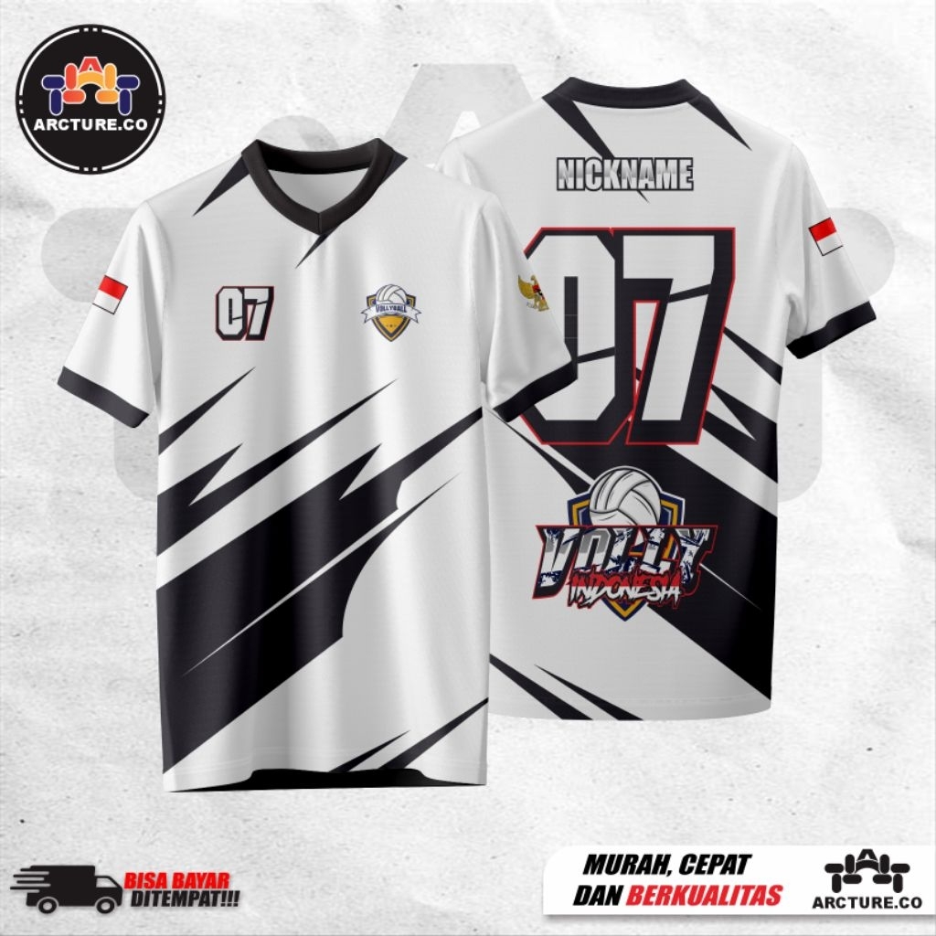 Jersey Volly/Jersey Volly Custom Desain Sport