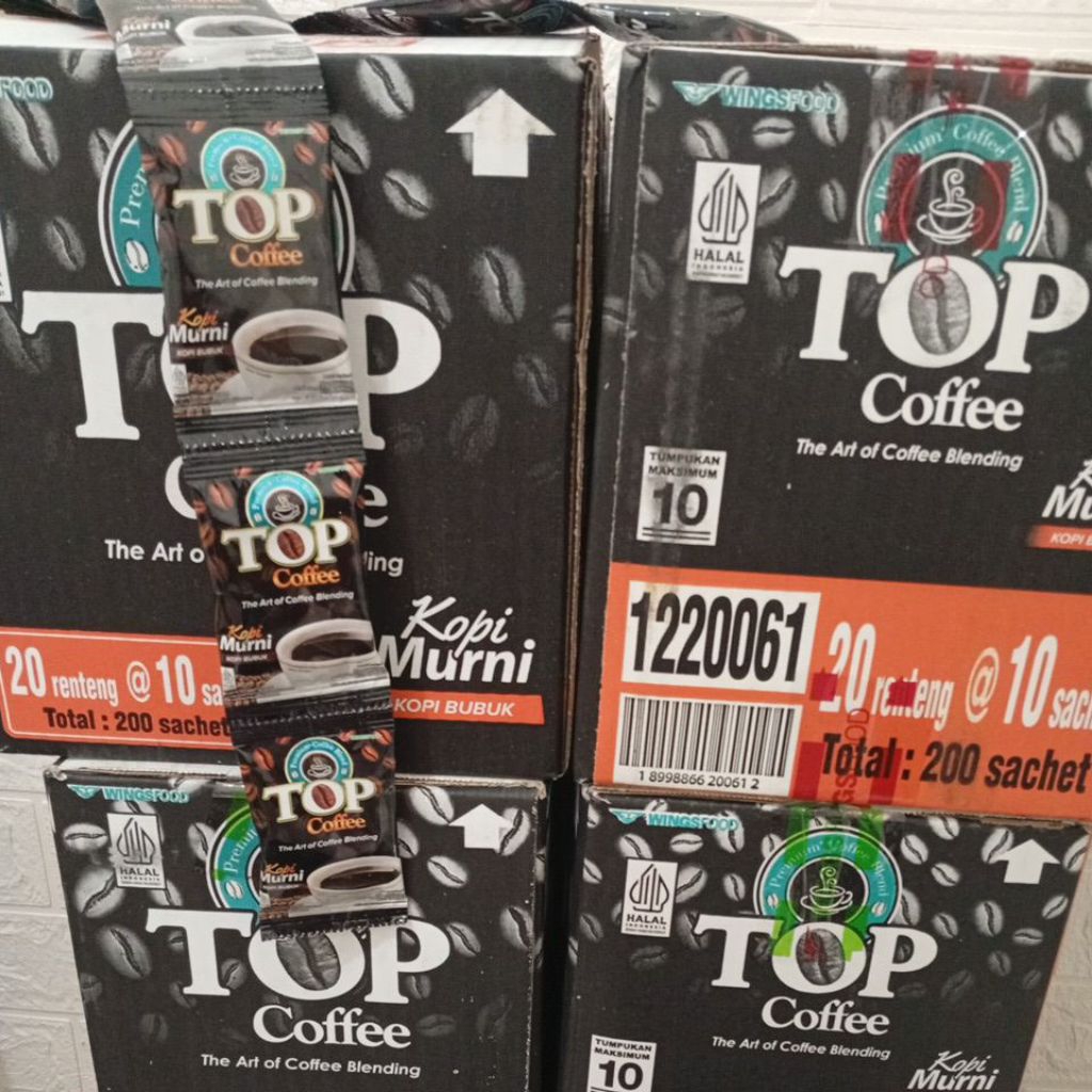

Top coffee mini 1 dus isi 20 renteng