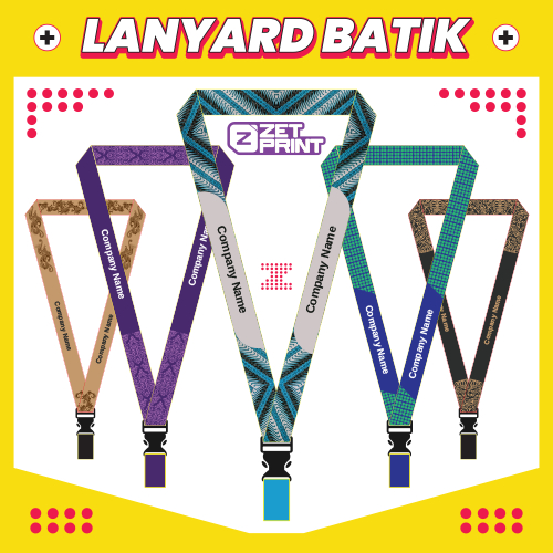 

Lanyard Id Card Custom Batik Kantor Formal Resmi