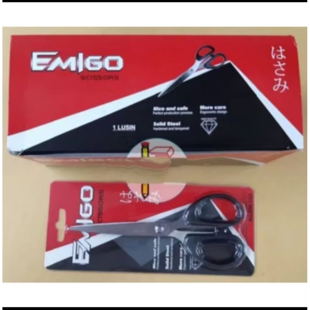 

1 BOK ISI 12 PCS GUNTING EMIGO TANGGUNG