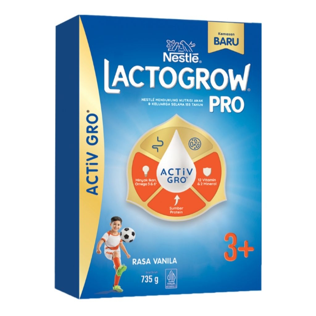 

Lactogrow 4 Pro 3+ Susu Bubuk Pertumbuhan Anak Pra Sekolah Vanilla 735g