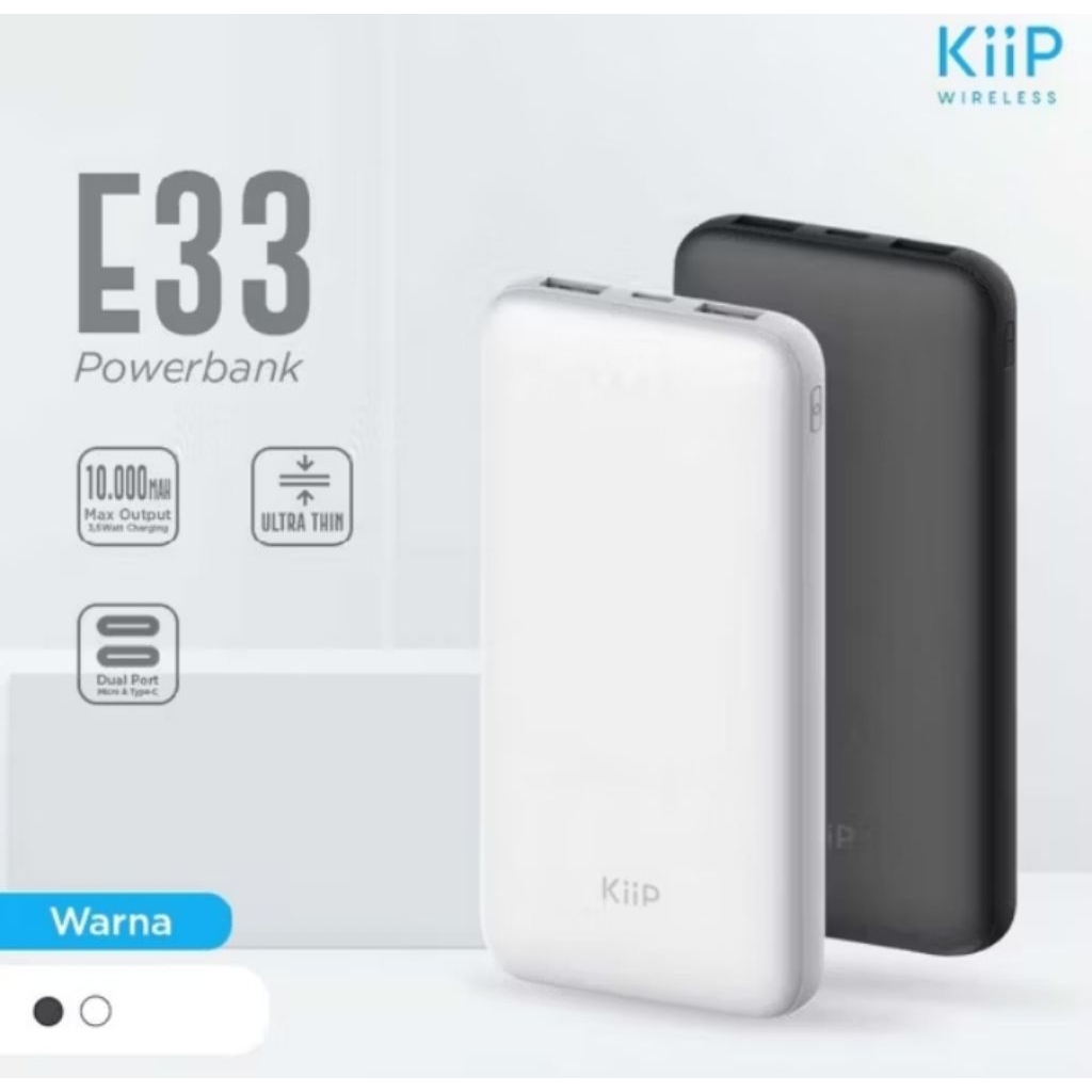 KIIP E33 POWERBANK 10000mAh