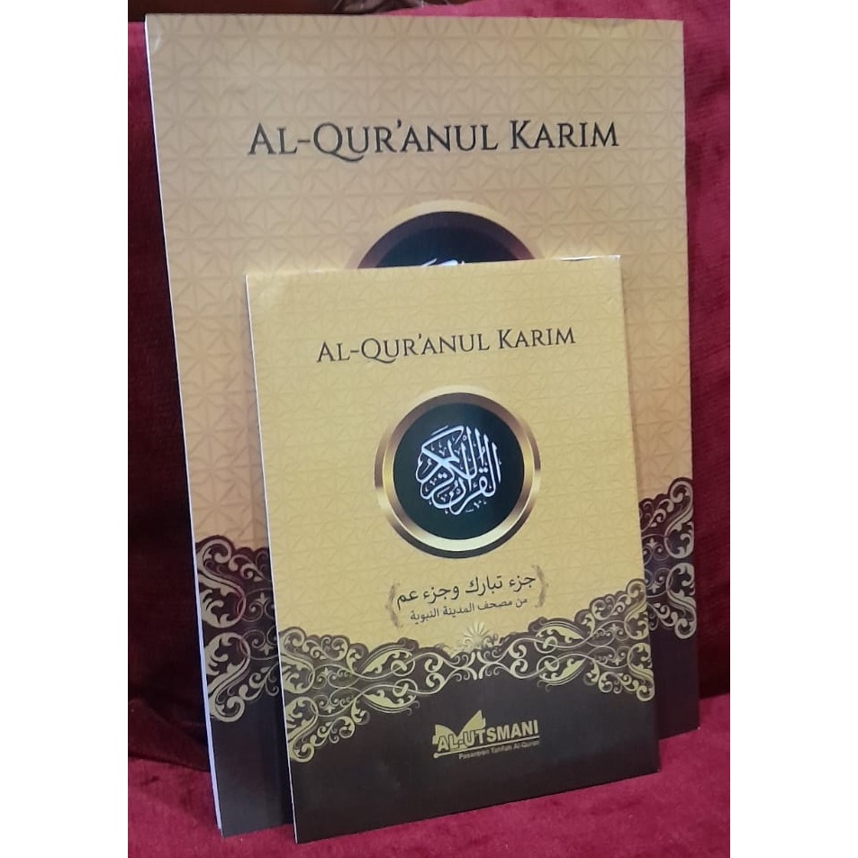 Al Qur'an Juz 29 dan 30 Utsmani Ukuran A4