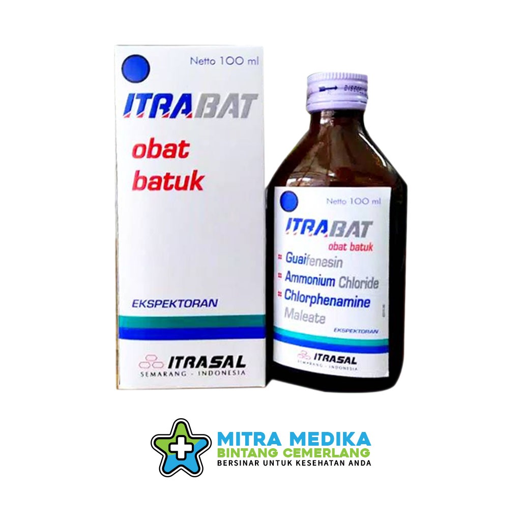 ITRABAT SYRUP OBAT BATUK  100ML(1 BOTOL)
