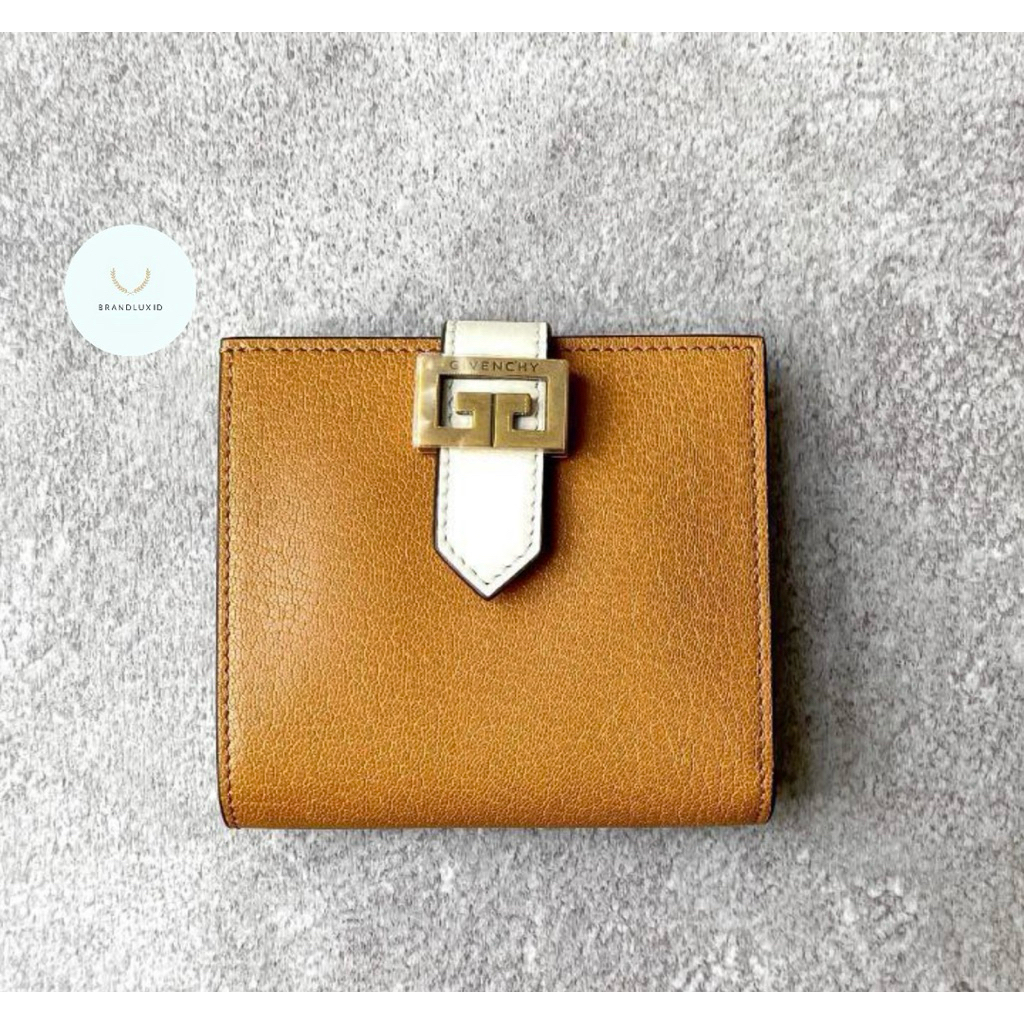 Givenchy GV3 Compact Wallet Tan