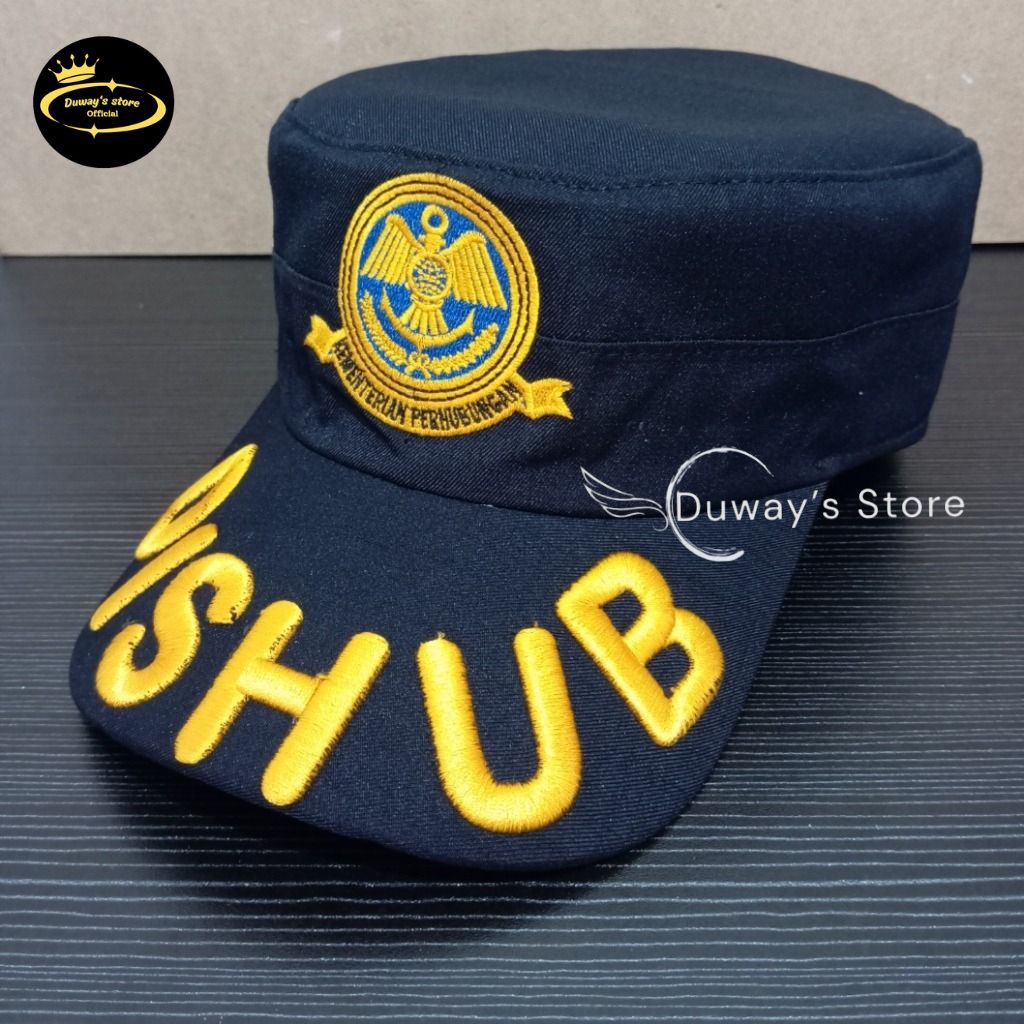 TOPI KOMANDO DISHUB/PERHUBUNGAN GOL 2A - 2D FREE BORDIR NAMA DAN JABATAN - TOPI KOMANDO DISHUB - TOP