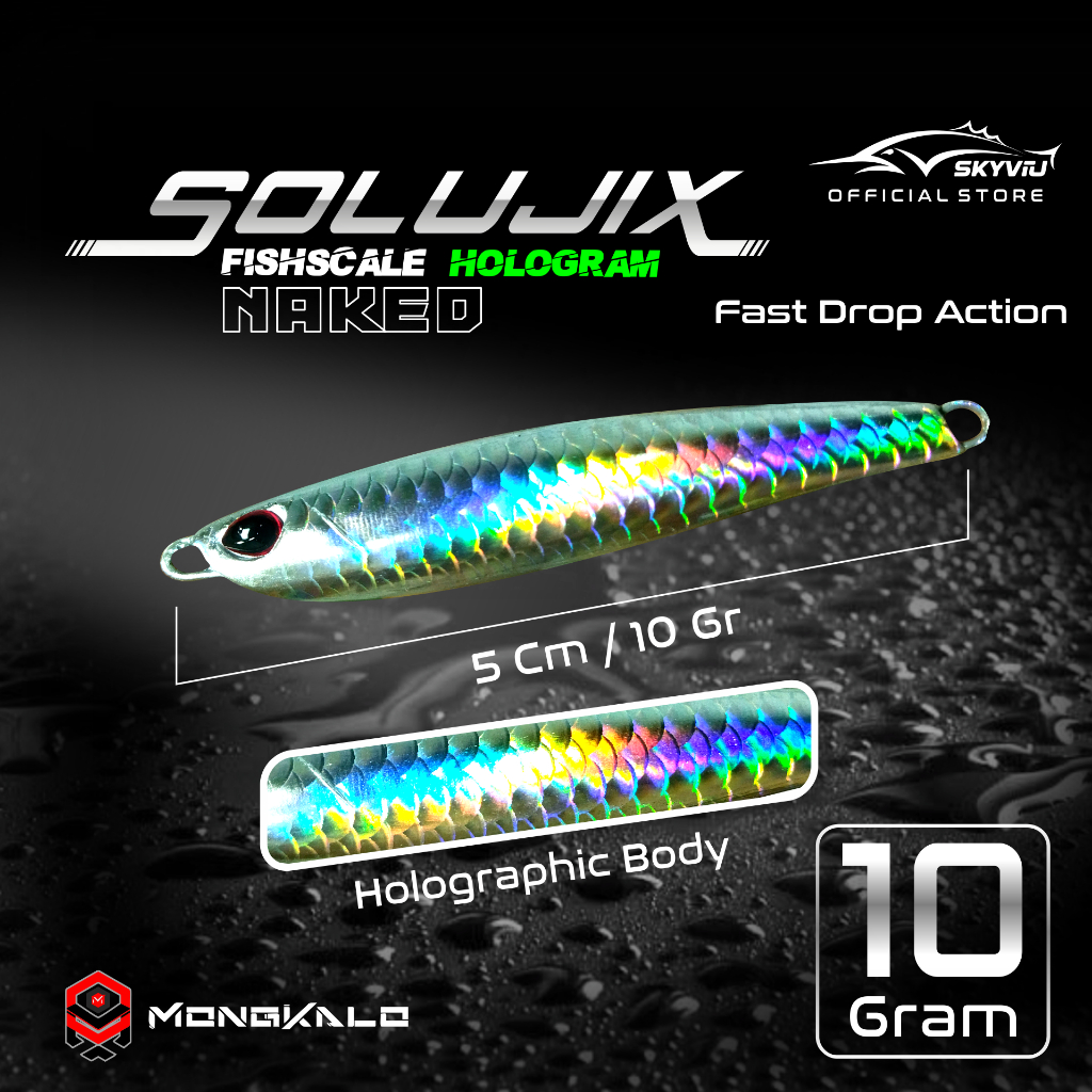 Mongkalo Solujix Sisik-Kecil noGID noMotif Naked 10 Non-Warna