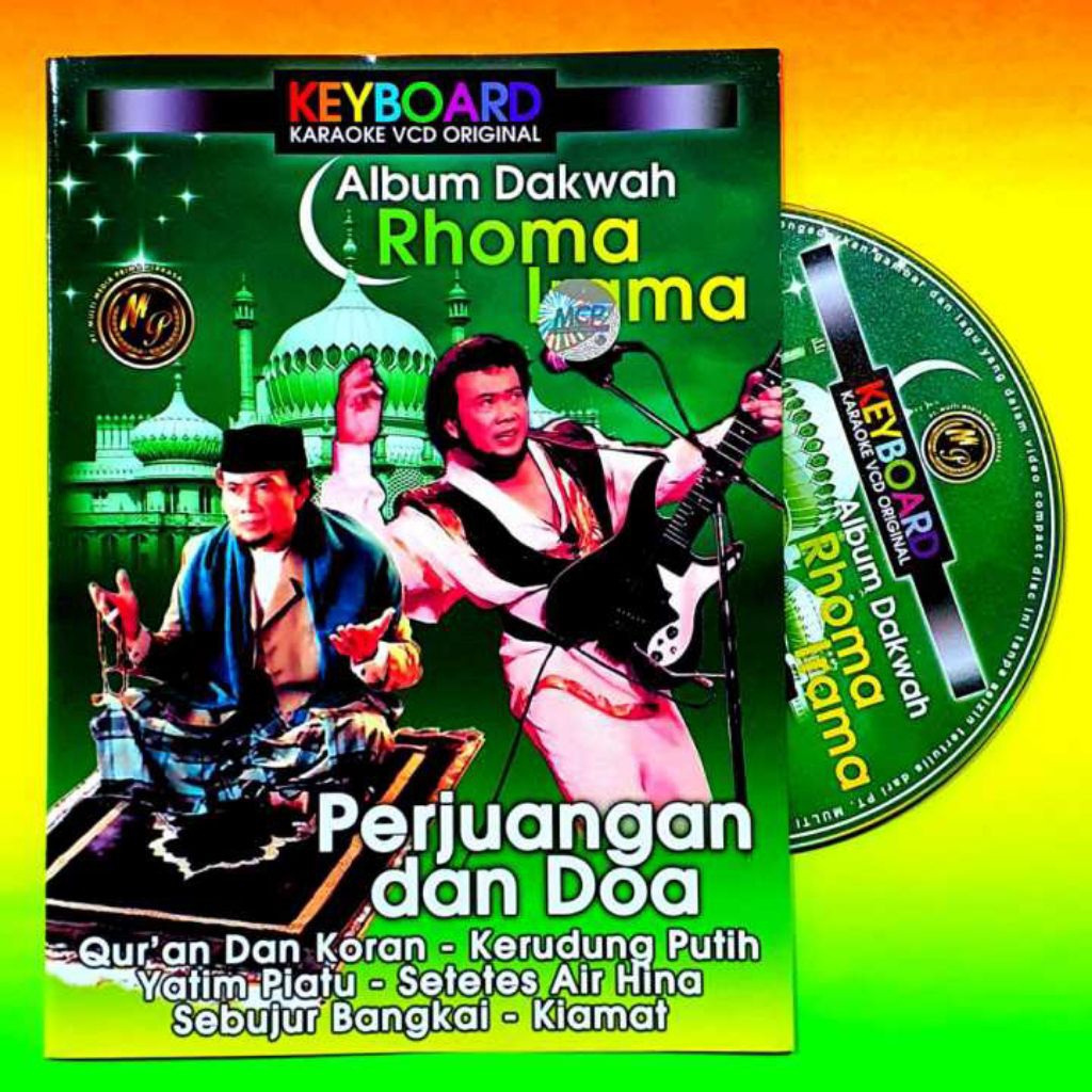 Kaset VCD Karaoke Musik Lagu Rhoma irama Perjuangan Doa