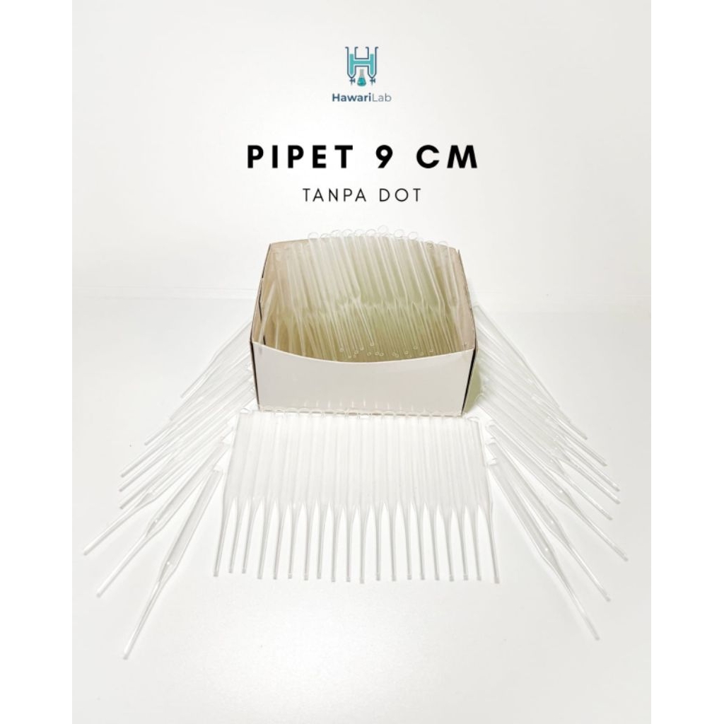 Pipet tetes kaca 9cm