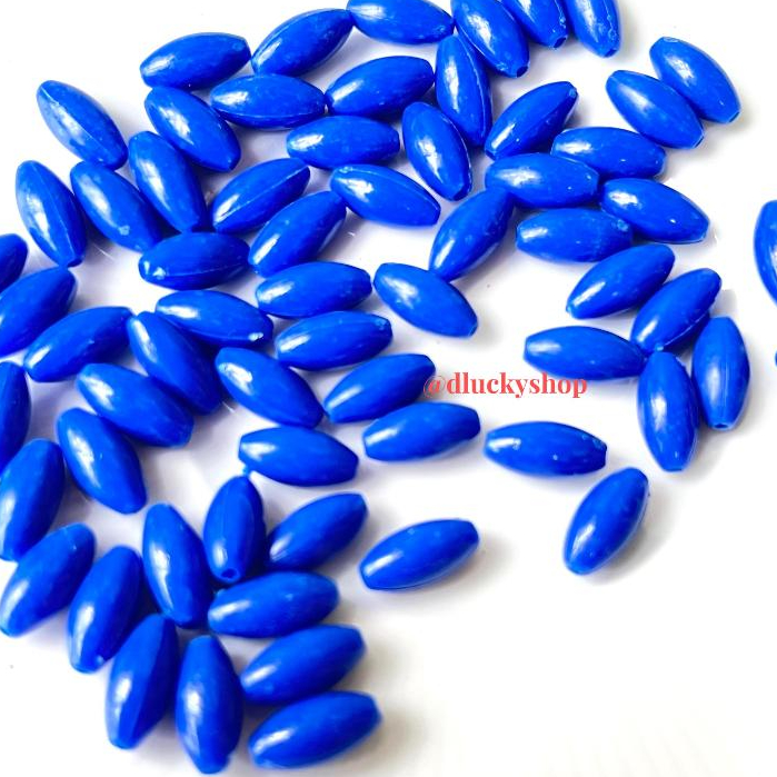 Mutiara Padi Mutiara Lilin Manik Manik Ringan Mote Ukuran 6*12 Per 10 Gram