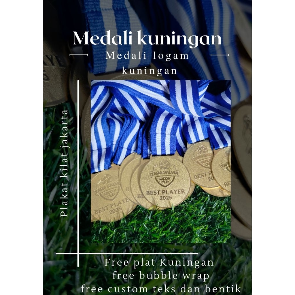Medali logam Kuningan | medali custom | medali penghargaan | medali logam custom | medali lari runni