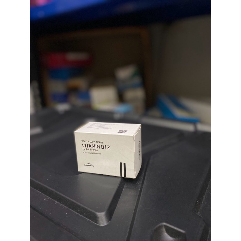 SUPLEMEN KESEHATAN - Vitamin B12 Kimia Farma Box isi 100 tablet