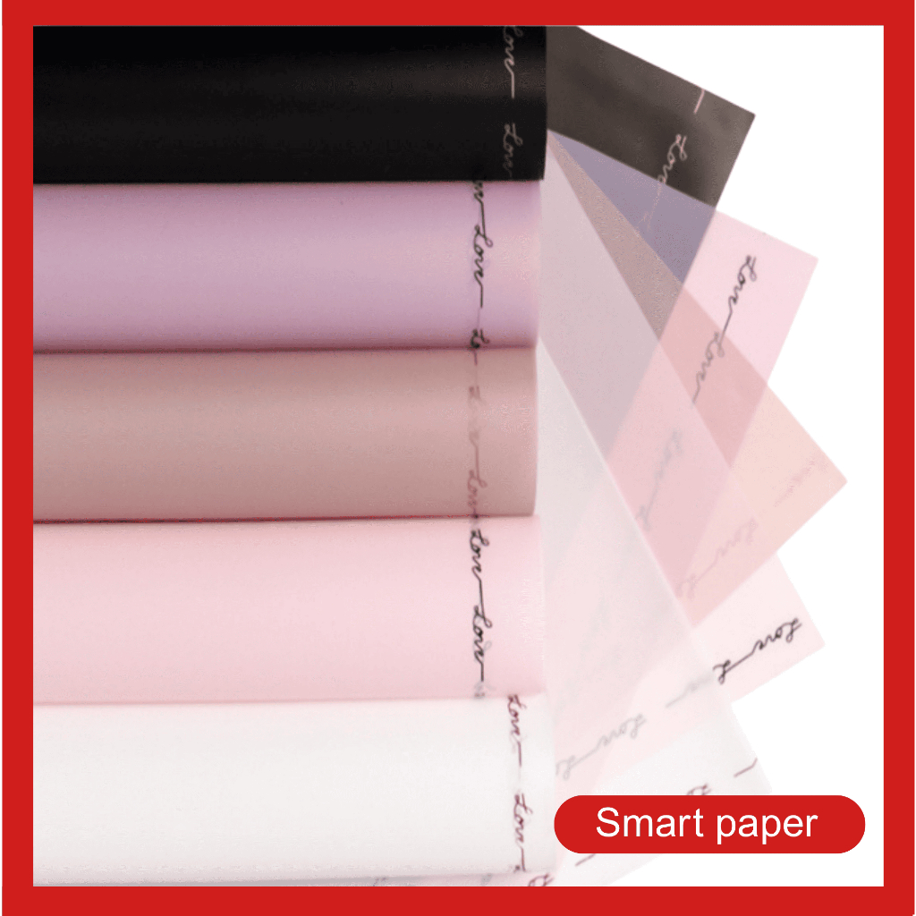 

Kertas Bunga Buket Motif Love Letter Border Flower Wrapping Hand Bouquet Cellophane KB061