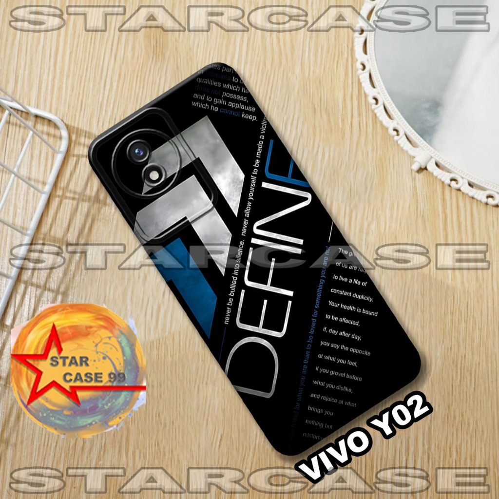 Softcase karet vivo y02/S12/Motif cowok/case vivo y02/casing vivo y02