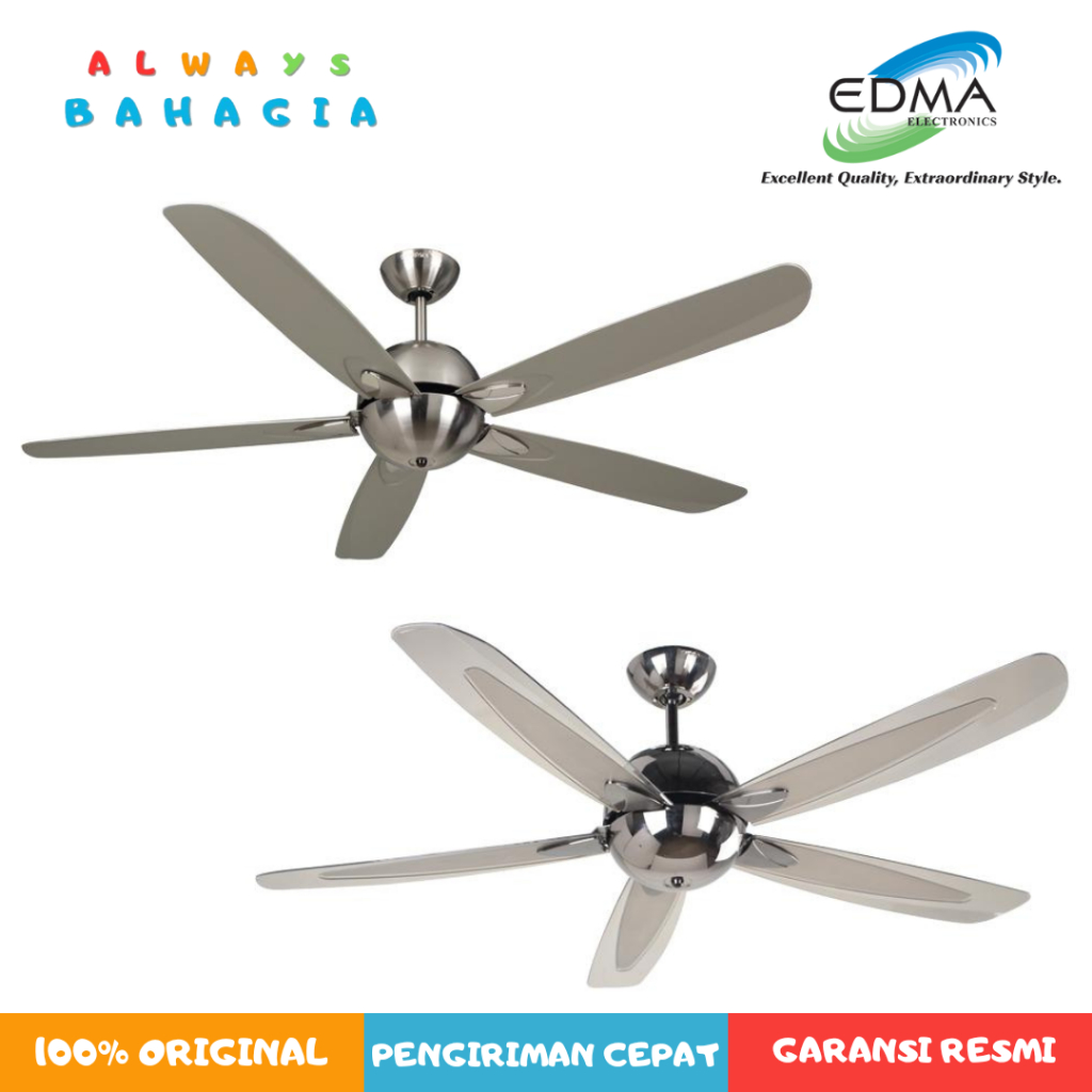 MT. EDMA COMO 56" Kipas Angin Dekorasi Gantung Dengan Remote