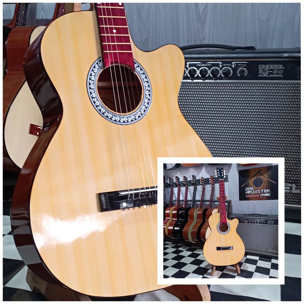 PAKET LENGKAP GITAR AKUSTIK PEMULA