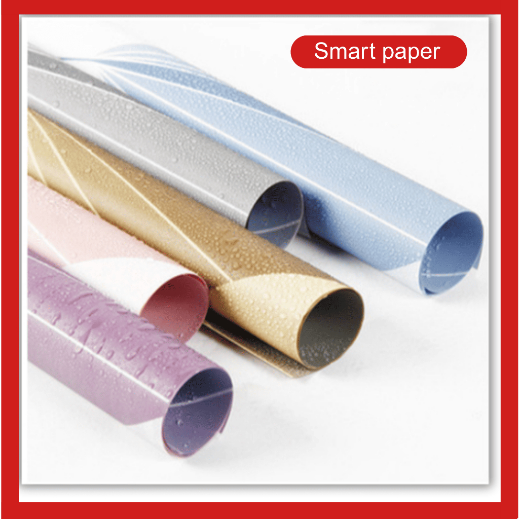 

Kertas Buket Wisuda Anniversary Romantis Bunga Motif Garis Cellophane Flower Wrapping Paper KB080