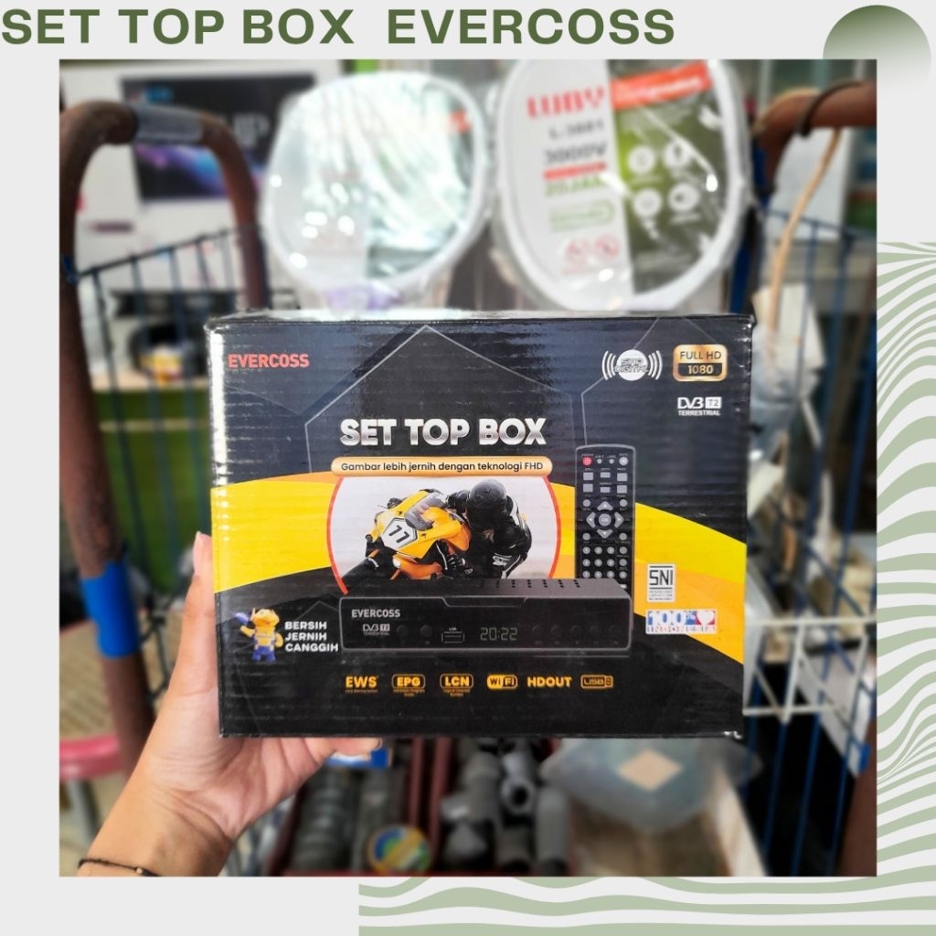 SET TOP BOX EVERCOSS STB MAX