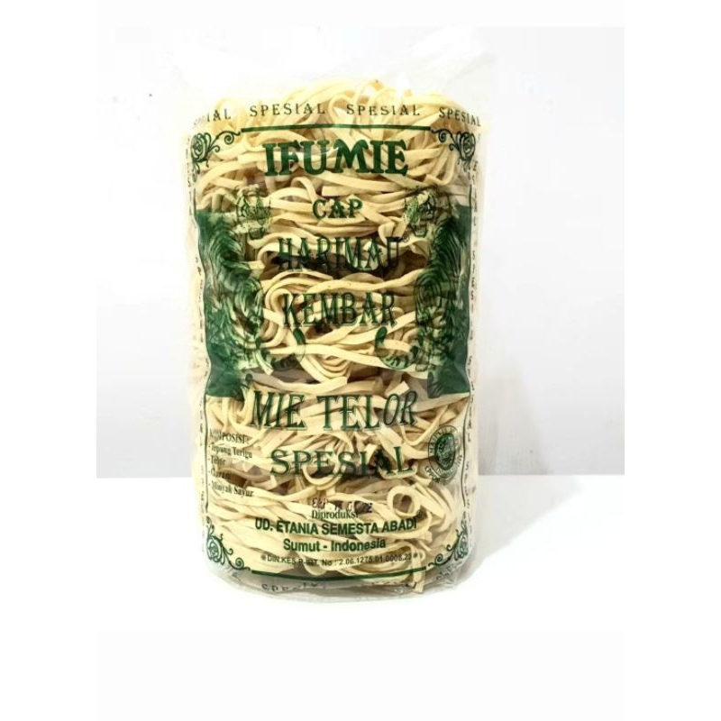 

Ifumi Medan Mie Telor 1 bks 485 gram Isi 5 Cap Harimau Kembar