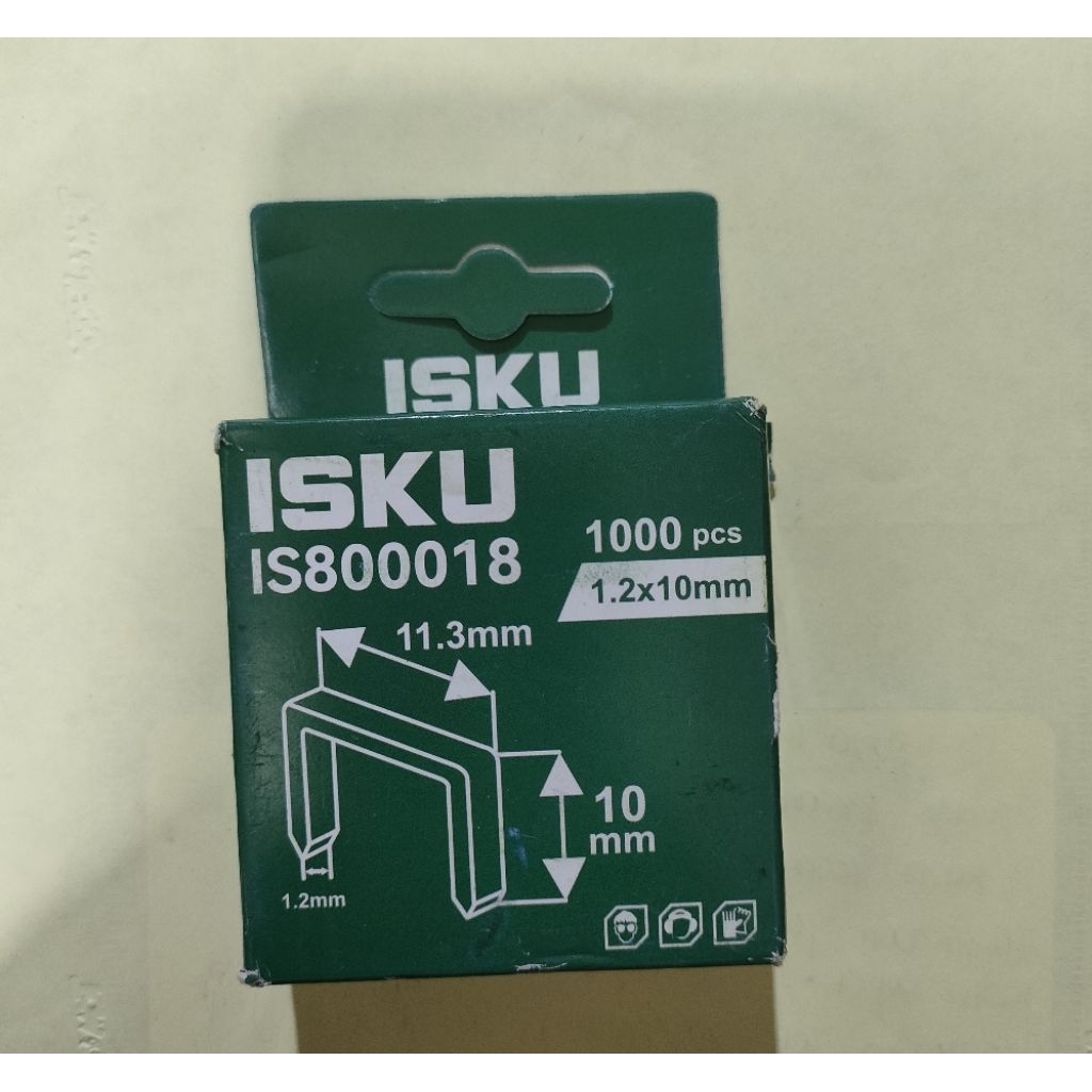 

ISI ULANG STAPLER GUN / STAPLER TEMBAK ISKU 1.2 X 10MM ( 1000 PC )